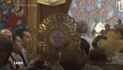 Egypt's Coptic Christians flock to churches to attend mass marking beginning of their Easter