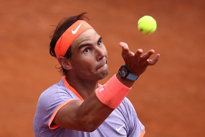 Tennis-Invincible no more but Nadal targets final fling at Roland Garros