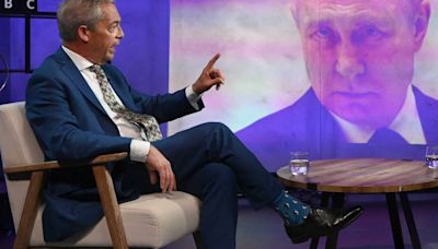 Nigel Farage claims the EU and Nato ‘provoked’ Russia’s invasion of Ukraine