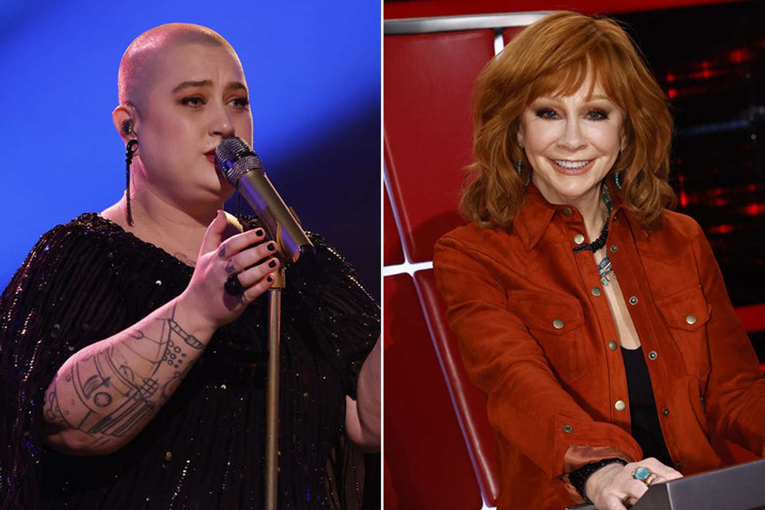 The Voice's L. Rodgers honors coach Reba McEntire with tattoo of her lyrics