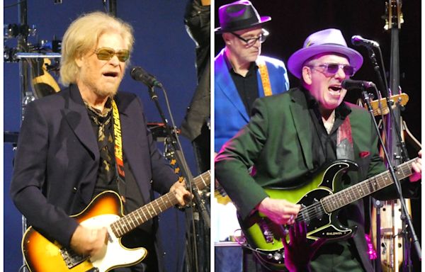 Daryl Hall and Elvis Costello Make Double-Feature Dreams Come True at the Greek: Concert Review