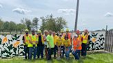 Volunteers complete Decatur fence mural