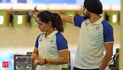 Paris Olympics: Manu Bhaker and Sarabjot Singh give hope of another medal after qualifying in 10 m air pistol final - The Economic Times