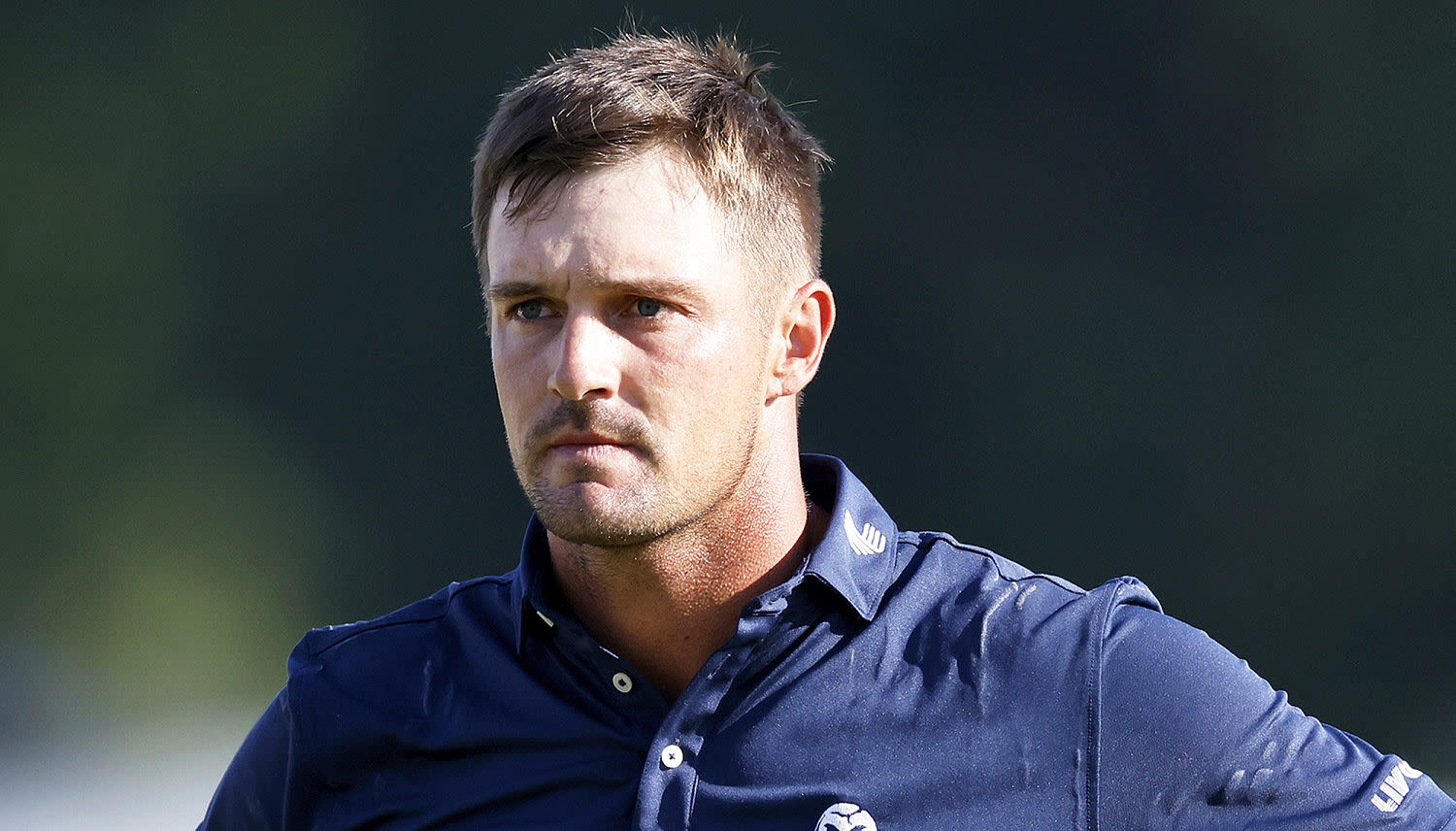 Watch Bryson DeChambeau call out adult who swiped a golf ball he tossed to a kid at the PGA