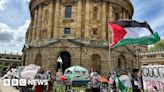 Oxford University threatens court action over Gaza protests