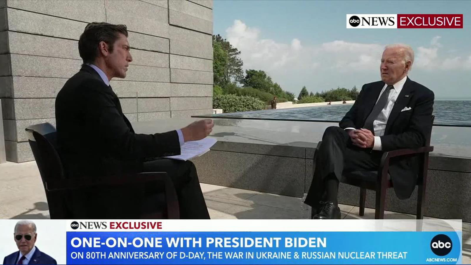 Exclusive: Biden tells ABC's David Muir US weapons will not be used to strike Moscow, Kremlin