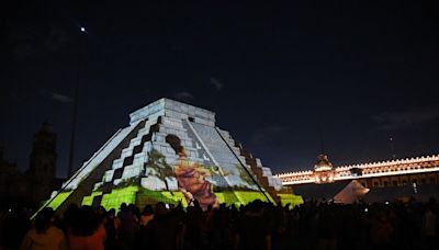 ¡Última oportunidad! Visita la réplica de la pirámide de Kukulcán en el Zócalo de CDMX • Once Noticias