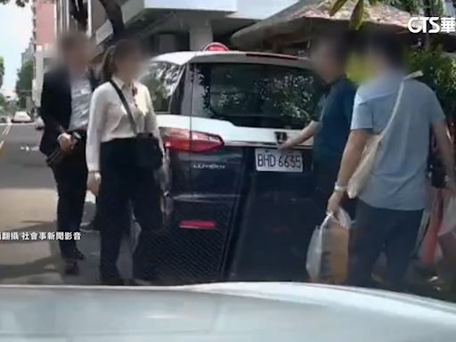 警用車停黃線下車送禮？ 台中一分局：執行勤務無違規