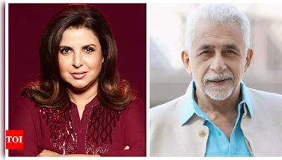 Farah Khan reveals Naseeruddin Shah refused to play the role of villain in Shah Rukh Khan's 'Main Hoon Na': '... he is very moody' | - Times of India