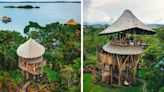 This Private Island Resort in Panama Unveiled Two 50-Foot Treehouse Suites That Overlook the Rainforest