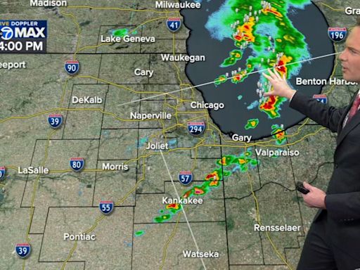 Chicago weather: Spotty storms roll through Chicago area but save their strength for Tuesday