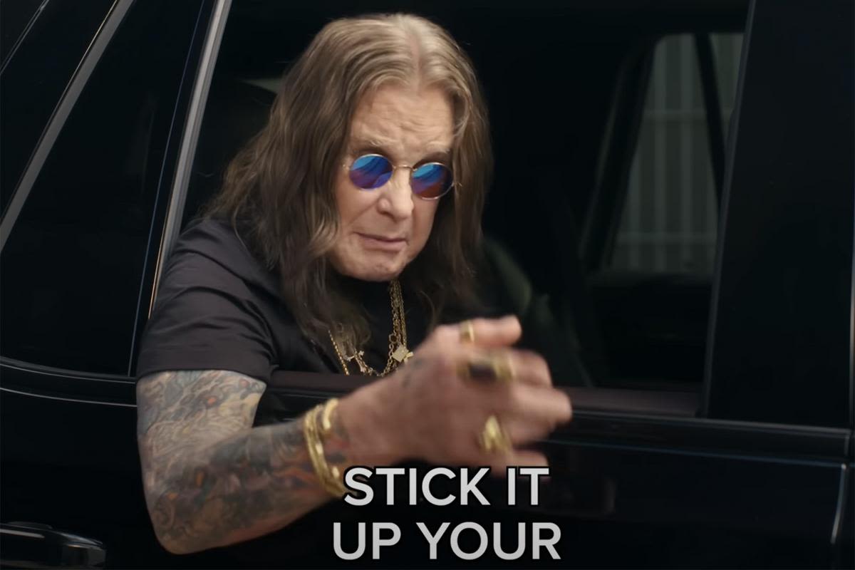 Watch Ozzy Osbourne Tell Kids Not to Snort Drink Powder