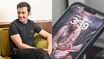 Team India Coach Gautam Gambhir Keeps Bhagat Singh's Wallpaper On His Phone As Picture Goes Viral