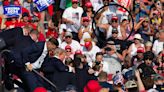 Haunting moment Trump rally crowd prays for him together after shooting