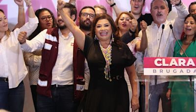 Clara Brugada agradeció a compañeros de partido, políticos internacionales y a rivales en la elección