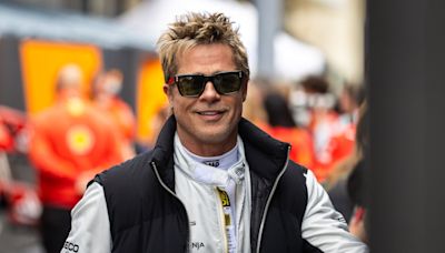 Todo vale por ver a Brad Pitt, el piloto más 'cool' de la Fórmula 1 en Silverstone