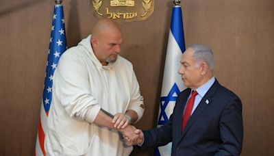 Fetterman meets with Netanyahu during first-ever Israel visit