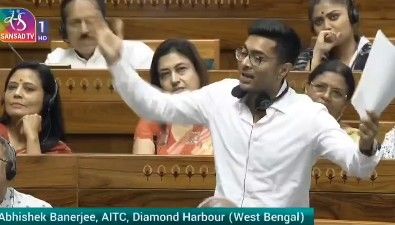 ...Lijiye…': TMC MP Abhishek Banerjee Quotes SRK’s Pathaan Dialogue To Target BJP During Discussion On Budget (Video...