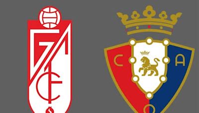 Granada - Osasuna: horario y previa del partido de la Liga de España