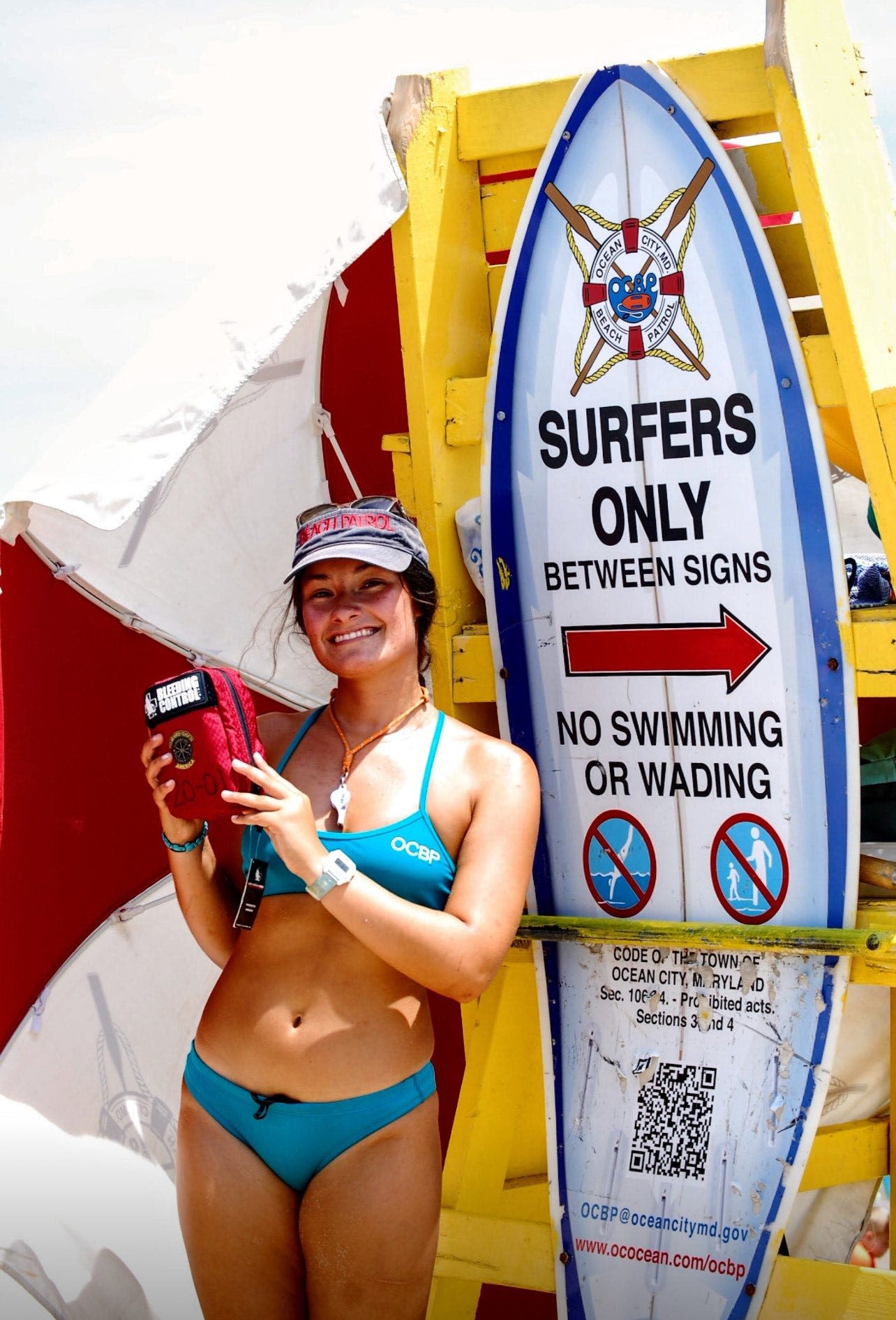 Daring, life-saving rescue made by returning OCBP surf beach facilitator Katie Greiser