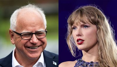 Taylor Swift fans are celebrating Kamala Harris' running mate Tim Walz as a certified 'Swiftie VP'