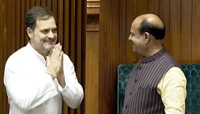 Rahul Gandhi meets Lok Sabha Speaker, says reference to Emergency could have been avoided