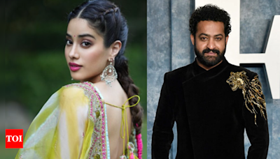 Janhvi Kapoor praises Jr NTR for his exceptional talent; says, 'He walks into a frame and it becomes alive' | - Times of India
