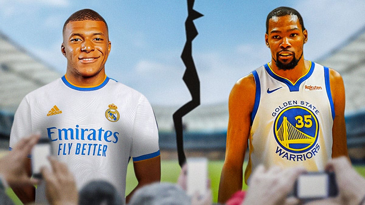 Kylian Mbappe-Kevin Durant comparison shot down by fans after blockbuster Real Madrid move