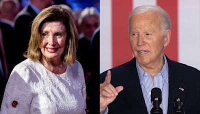 Pelosi gives cagey response when pressed on Biden’s re-election bid: ‘Whatever he decides we go with’