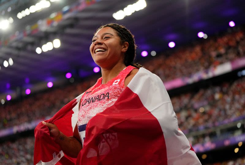 Olympics-Athletics-Canada's Rogers adds Olympic women's hammer gold to world title