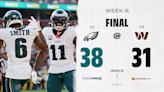 Takeaways and observations from Eagles 38-31 win over Commanders in Week 8