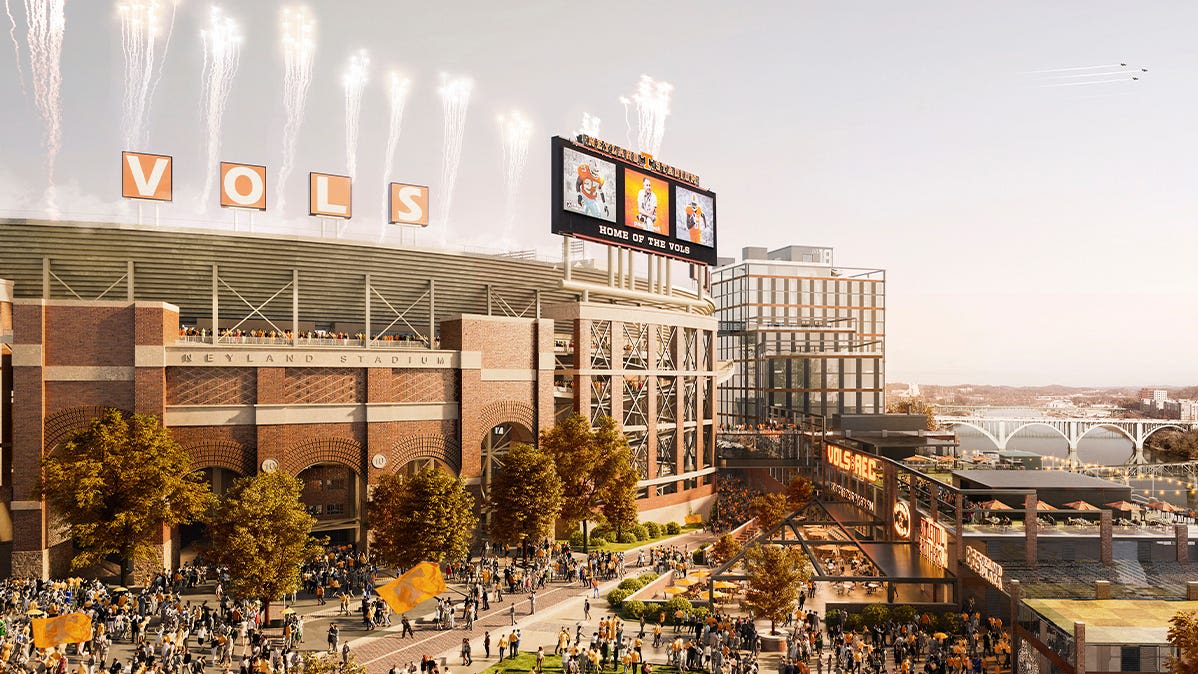 Inside look at Tennessee plans for Neyland district: Cost, restaurants, parking garage