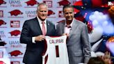 Cal the Hogs: Former Kentucky basketball coach John Calipari is introduced at Arkansas