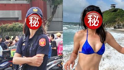 10萬人包圍台立院 「仙氣女警」反成焦點 私下火辣比堅尼照瘋傳