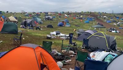 Fury after sea of abandoned tents left at Download Festival