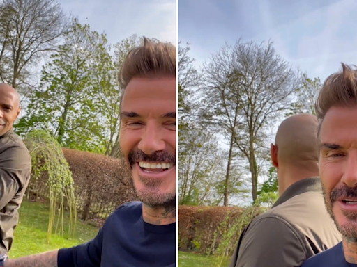 David Beckham brands Thierry Henry ‘selfish’ as pair film new Walkers crisps advert
