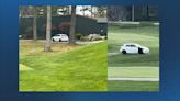 Hopkinton police searching for car that drove through golf course