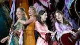 Haim Joins Taylor Swift on Stage Dressed Up as ‘Bejeweled’ Stepsisters for ‘No Body, No Crime’
