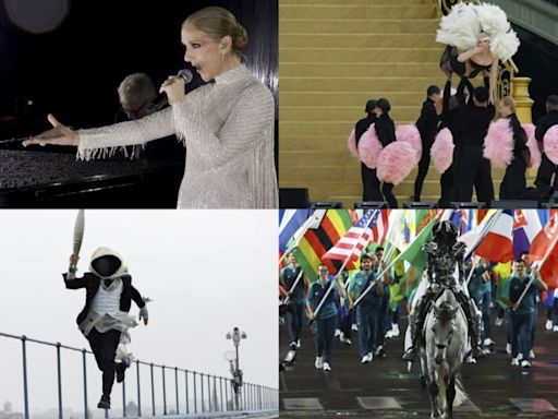 Olympics opening ceremony moments: Céline Dion, Lady Gaga, curious torchbearer and French musicians