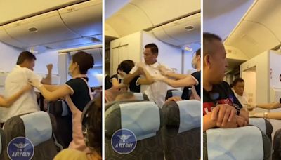 Dos pasajeros discutieron por un asiento de avión y se inició una feroz pelea a bordo