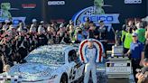 Tyler Reddick takes checkered flag in wild Geico 500 finish