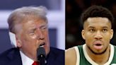 Trump menciona a Antetokounmpo en su campaña… y comete esta pifia