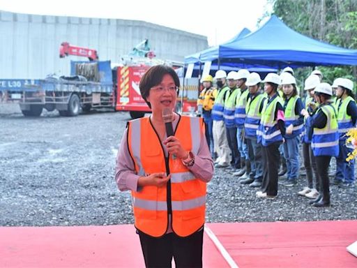 彰化東彰道路南延段拓寬工程 王惠美視察防汛演練