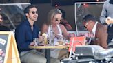 Amy Robach and T.J. Holmes lunch with chicken heir in New York City