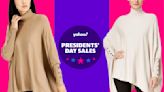 Shoppers say you 'will not regret' buying this $20 poncho sweater at the Macy's Presidents' Day sale — it's 65% off