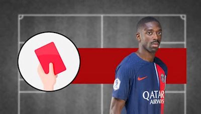 Tarjeta roja: Ousmane Dembelé