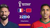 Qatar 2022: Semifinal Francia vs Marruecos, posibilidades, apuestas y canales para verla