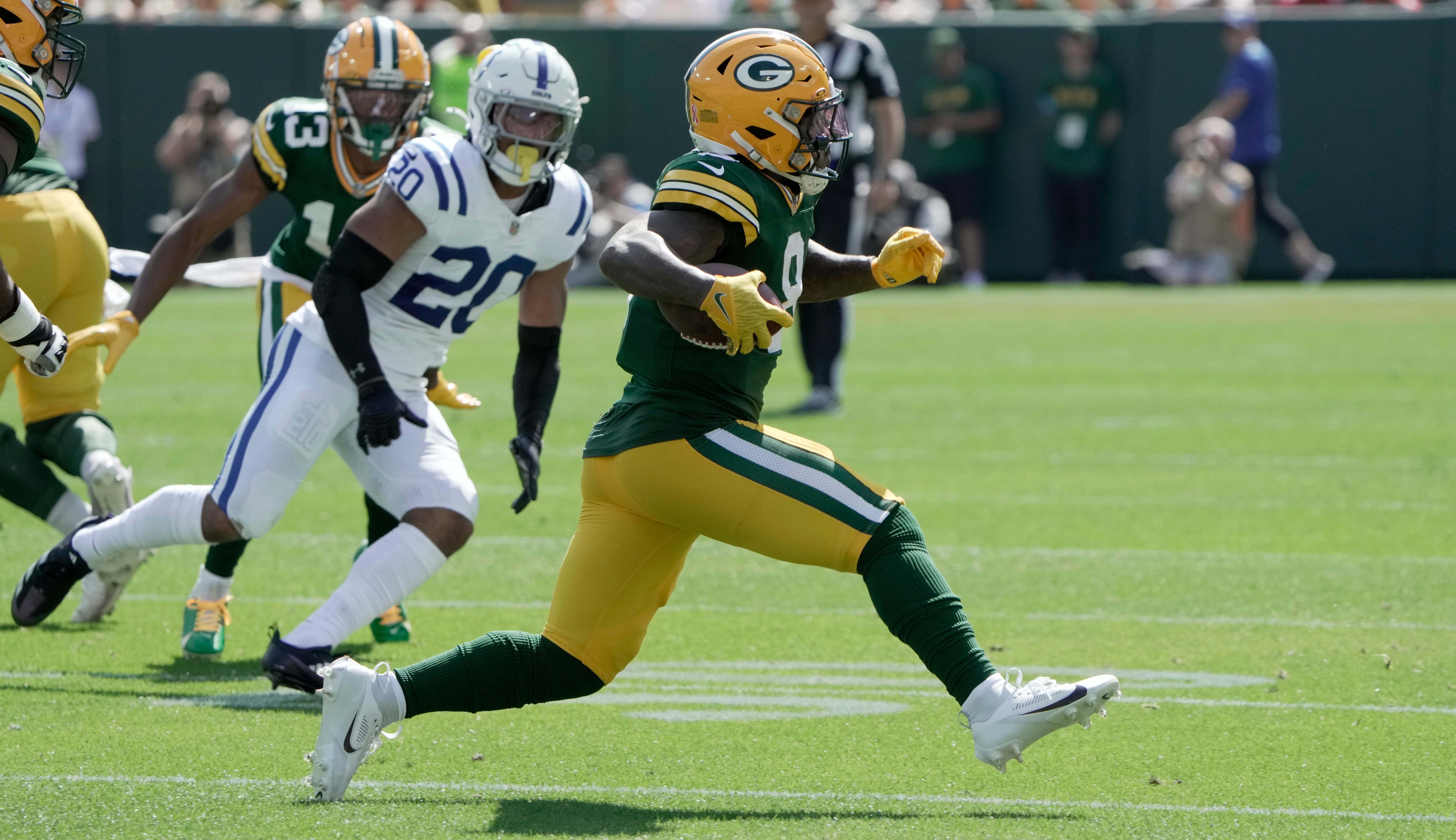 Josh Jacobs and three other players who stood out in the Packers' win over the Colts