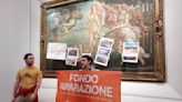 Climate activists target Botticelli's 'Birth of Venus' in Florence's Uffizi Gallery