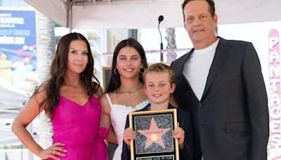 Vince Vaughn makes rare appearance with children at Hollywood Walk of Fame ceremony